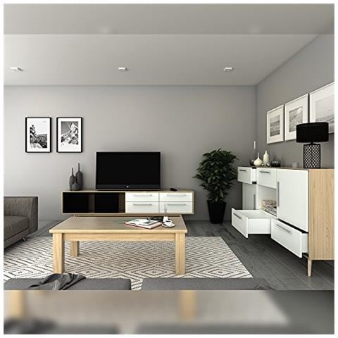 Kit Cassetto Cucina O Bagno Con Guide Ad Estrazione Totale E Chiusura Soft, Altezza 185mm E Profondità 350mm, Bianco - Foto 5