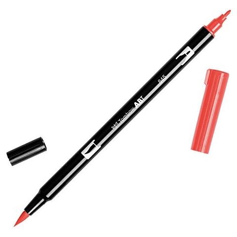 Abt 845 Doppia Punta: Pennello E Penna, Colore Rosso (845 Carmine)  - Foto 1