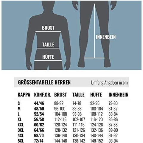 Kappa 303910-821 m, T-shirt Uomo, Blu Navy, M - Foto 2