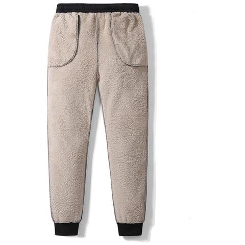 SLOWMOOSE - Addensare I Pantaloni Della Tuta Da Uomo Invernali Più I Pantaloni  Imbottiti In Velluto Slim [ nero 1 Troueser / 4xl] - ePRICE