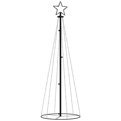 Albero di Natale a Cono Colorato 108 LED 70x180 cm - Foto 2