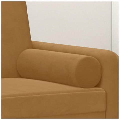 Cuscini Decorativi 2 Pz Marrone 15x50 Cm In Velluto - Foto 7