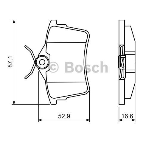 Kit Pastiglie Freno 986494304 - Foto 1