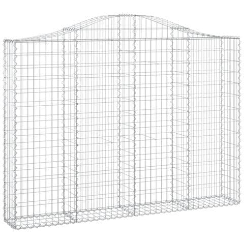 Cesto Gabbione Ad Arco 200x30x140/160 Cm Ferro Zincato - Foto 1