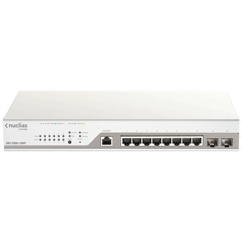 DBS-2000-10MP /E switch di rete Gestito L2 Gigabit Ethernet (10/100/1000) Supporto Power over Ethernet (PoE) Grigio - Foto 1
