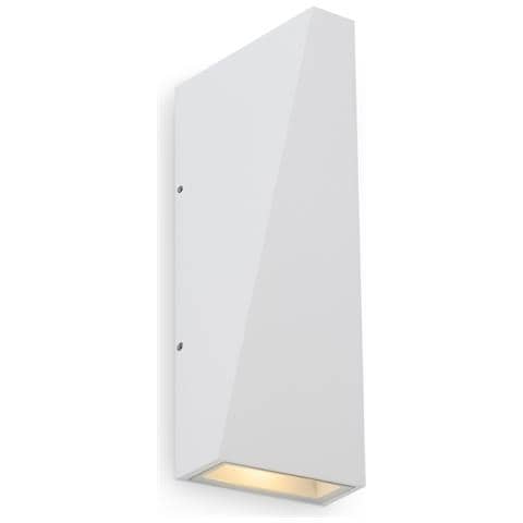 Lampada Da Parete Moderna Per Esterno Metallo Bianco Luce Led 6w Ip54 - Foto 1
