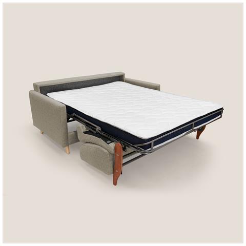 Edgar Divano letto matrimoniale in tessuto felis impermeabile T03 180 cm (mat. 140x197) marrone - Foto 2