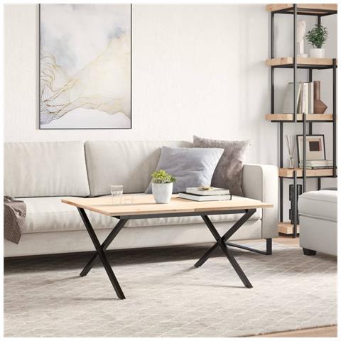 Telaio Gambe A X Per Tavolino Da Salotto 70x60x43 Cm In Ghisa - Foto 3