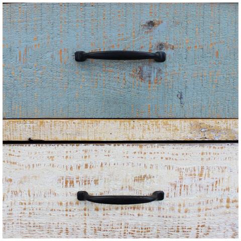 Mobile Credenza Da Ingresso In Legno Colorato Con 4 Cassetti E 4 Ante Clarence - Foto 8