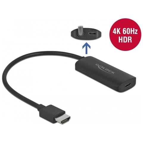 Adattatore HDMI-A maschio a USB Type-C femmina (DP Alt Mode) 4K 60 Hz - Foto 1