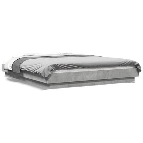 Giroletto Luci Led Grigio Cemento 150x200 Cm Legno Multistrato - Foto 2