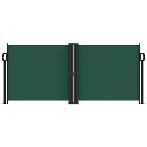 Tenda Da Sole Laterale Retrattile Verde Scuro 100x600 Cm - Foto 3