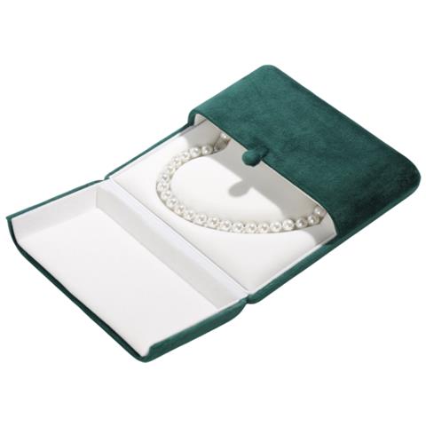 Elegante Scatola Per Collana Di Perle A Forma Di Cuore Darkgreen - Foto 1