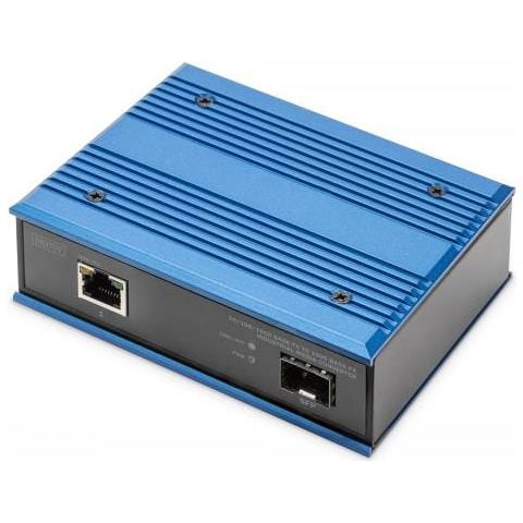 Dn-652103-1 Convertitore Multimediale Di Rete 1000 Mbit /s Modalità Multipla, Modalità Singola Nero, Blu - Foto 1