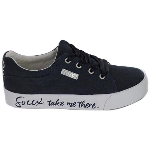 Scarpe Da Ginnastica Da Donna Blu Navy In Tessuto Leggero 36 - Foto 2