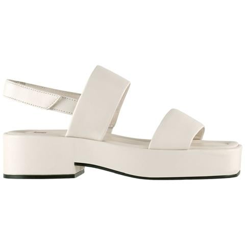Lola Sandals Sandali Pelle Scarpe Donna Beige Eu 37, 5-100900 1200 - Foto 1