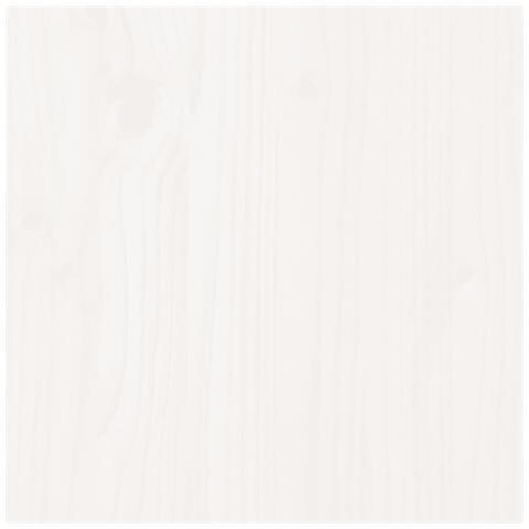 Set Salotto da Giardino 5 pz Bianco in Legno Massello di Pino - Foto 7