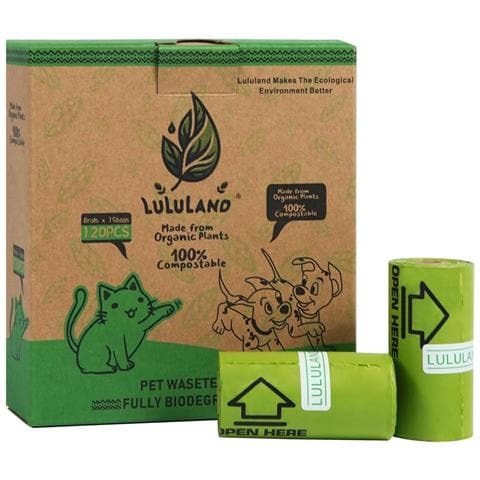 Sacchetti Ecologici Per Feci Di Cani 120 Pezzi Profumati Alla Lavanda - Foto 1