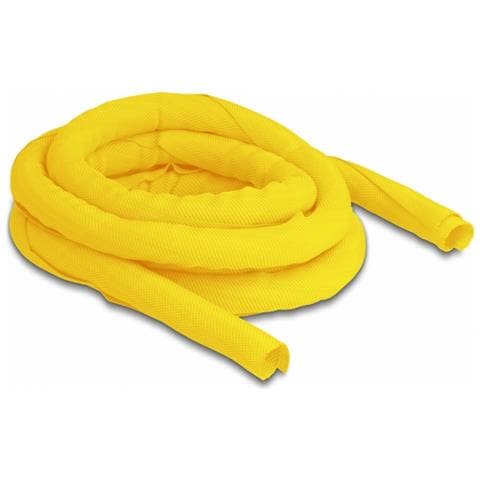 Manicotto intrecciato autochiudente resistente al calore 2 m x 16 mm giallo - Foto 1
