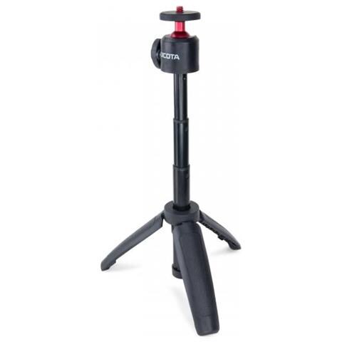 Dicota D32049 Treppiede Action Camera 3 Gamba/gambe Nero, Rosso - Foto 2