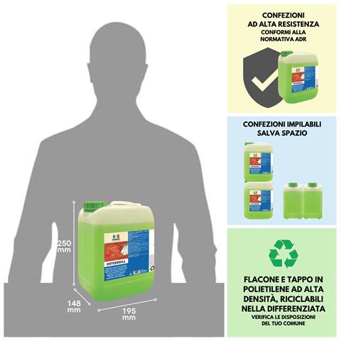 Deterbrill 5lt - Pulizia Pavimenti - Foto 2