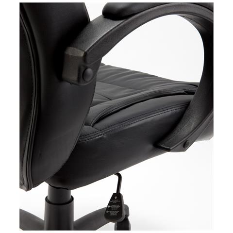 Poltrona Presidenziale Ergonomica In Ecopelle Da Ufficio Studio Modello Excelsior - Foto 2