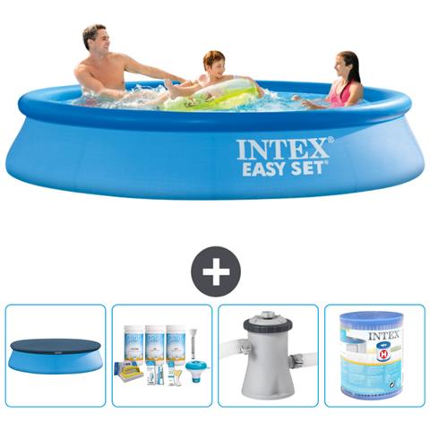 Piscina Fuori Terra - In Giro - 305x61 Cm - Blu - Include Accessori Coordinati A446 - Foto 1