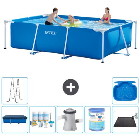 Piscina Fuori Terra - Rettangolo - 300x200x75 Cm - Blu - Include Accessori Coordinati A164 - Foto 1