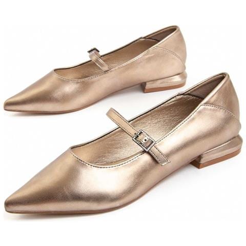 Ballerina Balera7 D'oro Oro Materiale Sintetico E Tessile - Foto 1