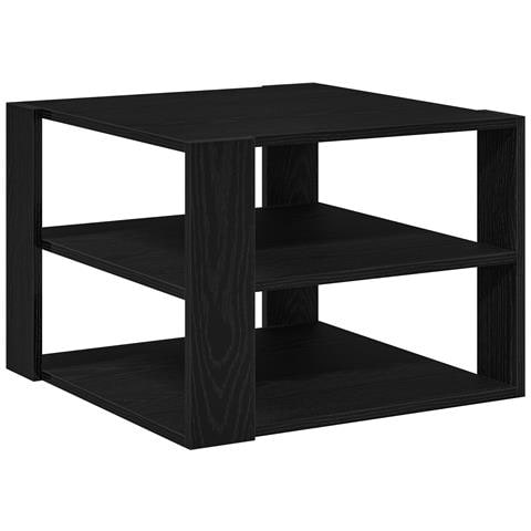 Tavolino da caffè  Nero Rovere 59,5x59,5x40 cm Legno ingegnerizzato - Foto 1