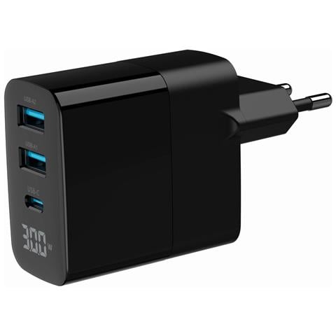 TA-UC-PDQC30LCD-BK-02 Caricabatterie per dispositivi mobili Universale Nero AC Ricarica rapida Interno - Foto 2