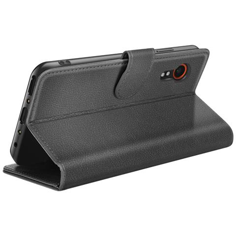 Custodia A Portafoglio Per Galaxy Xcover 7 Con Supporto E Linguetta Magnetica, Nero - Foto 2