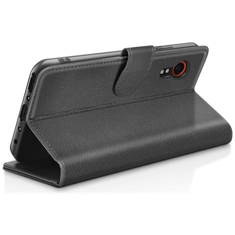 Custodia A Portafoglio Per Galaxy Xcover 7 Con Supporto E Linguetta Magnetica, Nero - Foto 5