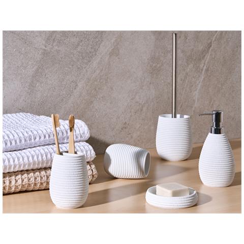 Set Da 5 Accessori Per Il Bagno Quila Bianco - Foto 1