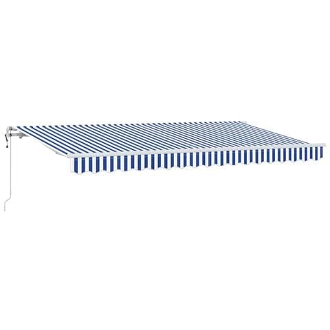 Tenda Retrattile Blu e Bianco 350 x 200 cm - Foto 1