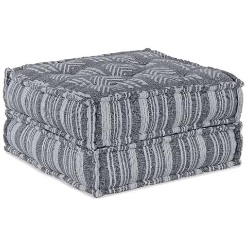 Cuscino Grigio 70 x 70 x 36 cm Poliestere - Foto 1