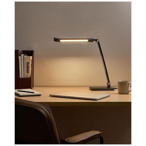 Lampada Da Scrivania A Led Lepus Con Sensore Di Movimento Grigio Scuro - Foto 1