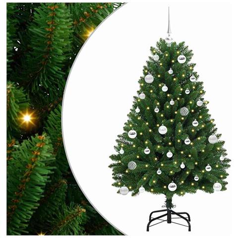 Albero di Natale artificiale Verde 150 cm PVC e Metallo - Foto 1