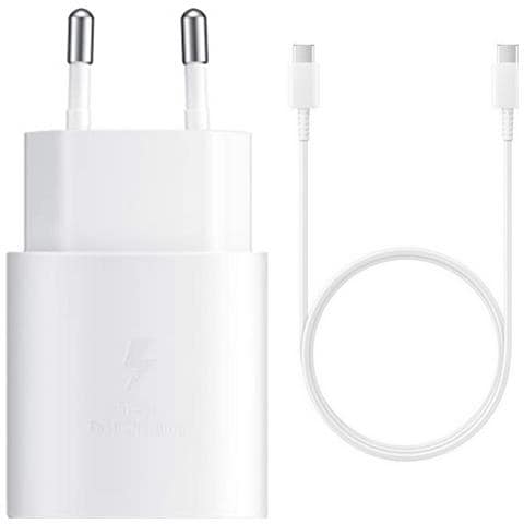 Caricabatterie Fast Charging Originale Rapido Casa Usb-c Type C Ep-ta800 25w White - Foto 1