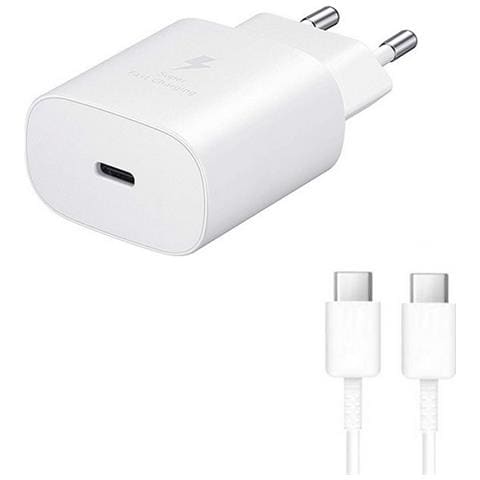 Caricabatterie Fast Charging Originale Rapido Casa Usb-c Type C Ep-ta800 25w White - Foto 4
