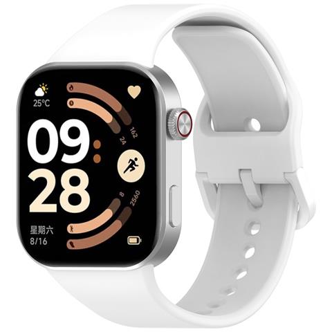 Cinturino Di Ricambio In Silicone Liquido Compatibile Con Redmi Watch 6 - Disponibile In Vari Colori Grey - Foto 4