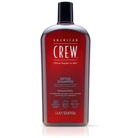 , Detox, Vegano, Shampoo Per Capelli, Per La Regolazione Del Sebo Eccessivo, 1000 Ml - Foto 1