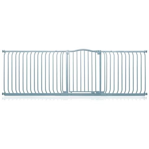 Safetots Cancelletto Di Sicurezza Con Parte Superiore Incurvata, 234cm - 243cm, Grigio Opaco - Foto 1