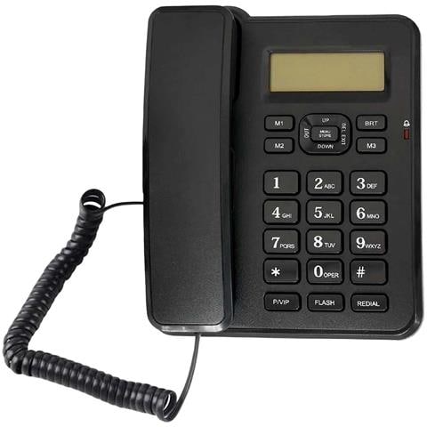 Telefono Fisso Con Filo Con Altoparlante / Composizione Rapida / Display Lcd - Foto 1