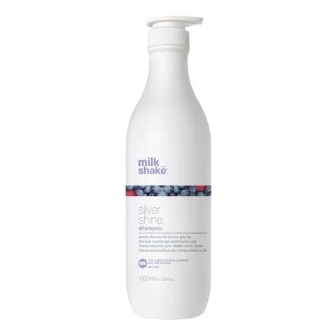 Shampoo Con Pigmento Viola Per Capelli Biondi Silver Shine 1000 Ml - Foto 1