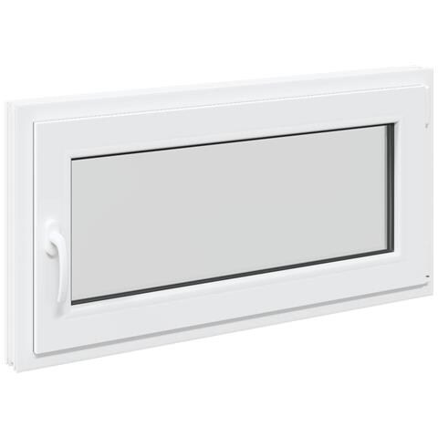 Finestra per Soffitta RISOR 100 x 50 cm PVC e Vetro Bianco - Foto 1