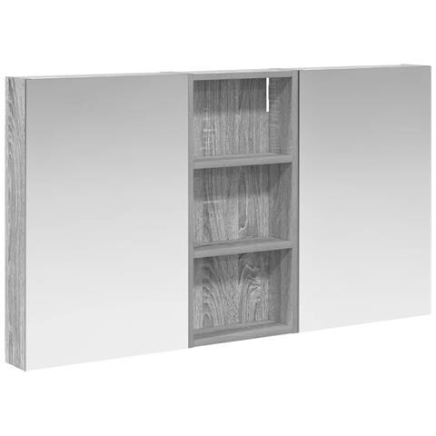 Set di Armadi da Bagno con porta 3 pcs 110 x 10,5 x 60,5 cm - Foto 1