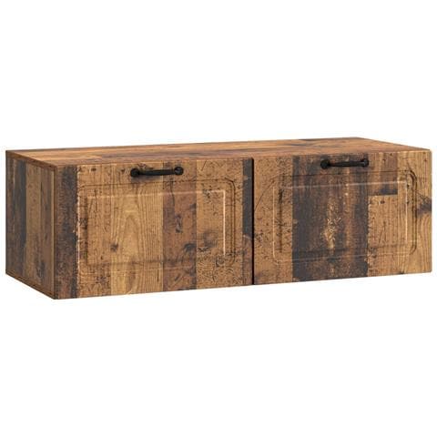 Mobile Porta TV da Muro Legno antico 98 x 41 x 30 cm - Foto 1