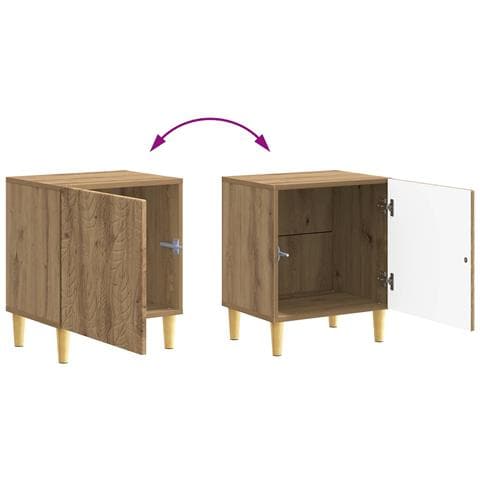 Comodino 2 pcs Rovere Artigianale 43 x 34,5 x 50 cm - Foto 9