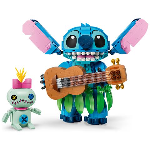 Disney | 43296 Stitch e Scrump, 2 Action Figure Giocattolo con Accessori, Decorazione Cameretta, Regalo per Bambini 9+ - Foto 2